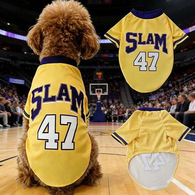 Uplifted Finds SLAM 47 Breathable Mesh Pet Basketball Jersey l