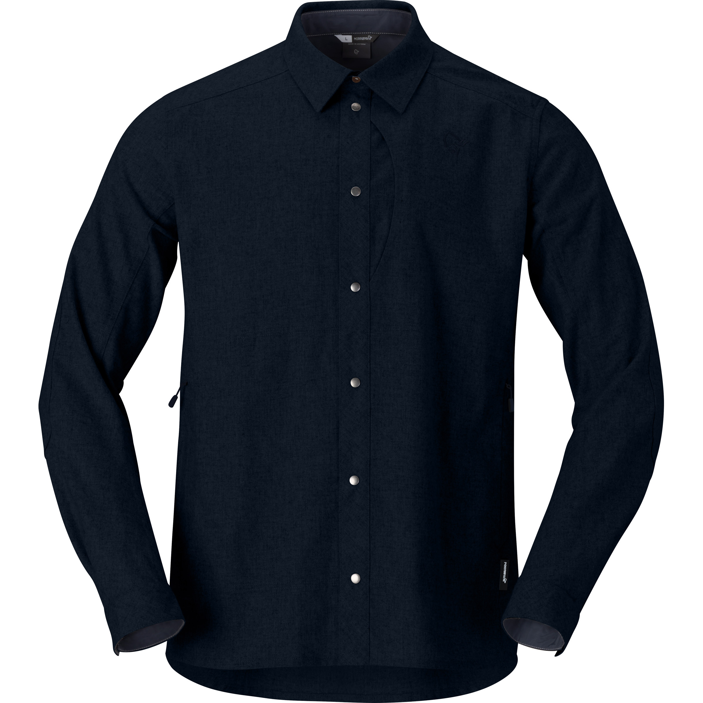 Norrona Femund Wool Herren Hemden blau Größe M Trekking