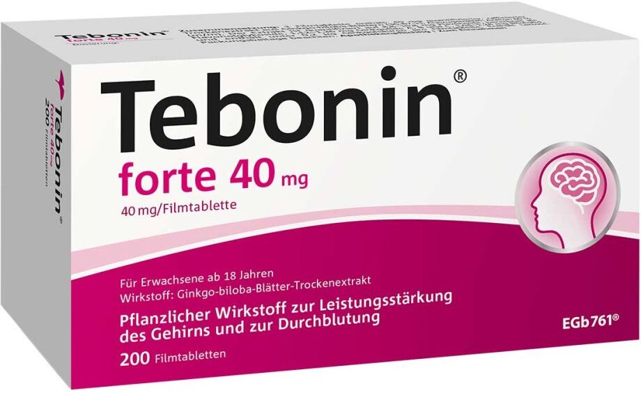 Tebonin forte 40mg 200stk