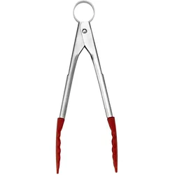 Cuisipro Mini Zange, Kochbesteck, Rot, Silber