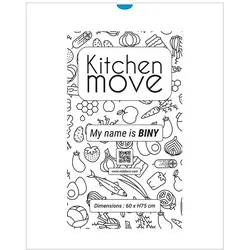 Kitchen Move 120 reißfeste Müllbeutel BINY 30L/50L Plastik Weiss