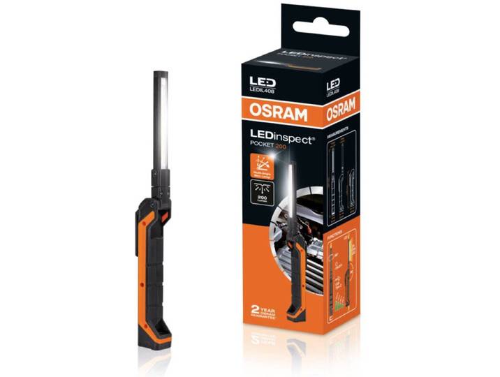 Osram Automotive LEDIL408 LEDInspect POCKET200 Werklamp LED werkt op een accu\, werkt op USB 200 lm