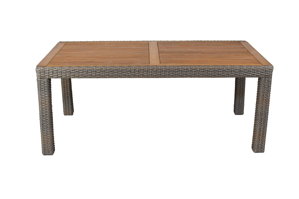MERXXHANDELS Teneriffa Set 13tlg. 6 Sessel mit Sitzkissen, 1Tisch 180x100 16967447