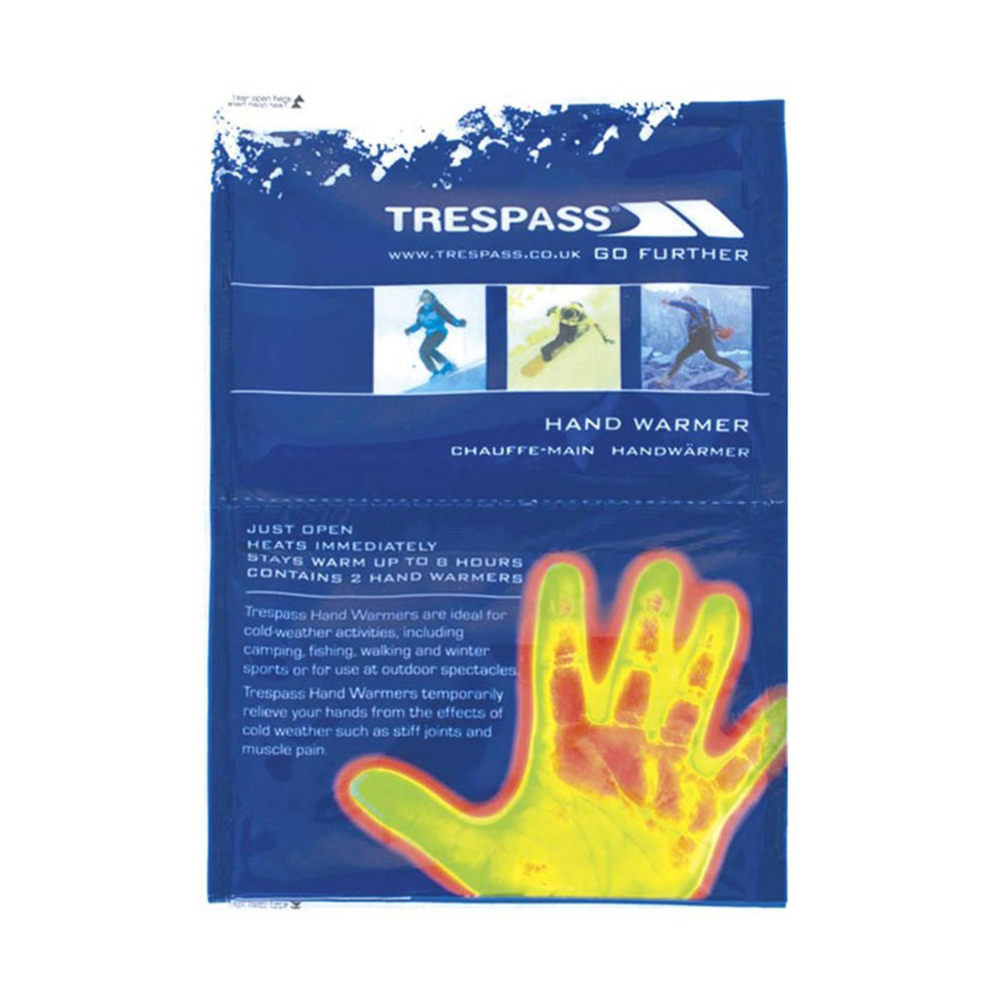 Trespass Handwarmers X - Chemische handwarmer (Verpakking van 2) (Blauw)