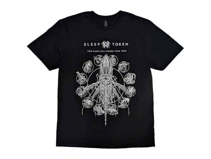 Sleep Token Tomb Whale Band Logo T Shirt M