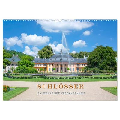 Schlösser - Bauwerke der Vergangenheit (Wandkalender 2027 DIN A2 quer), CALVENDO Monatskalender