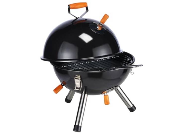 Haushalt International Ronde Mini Barbecue in Zwart