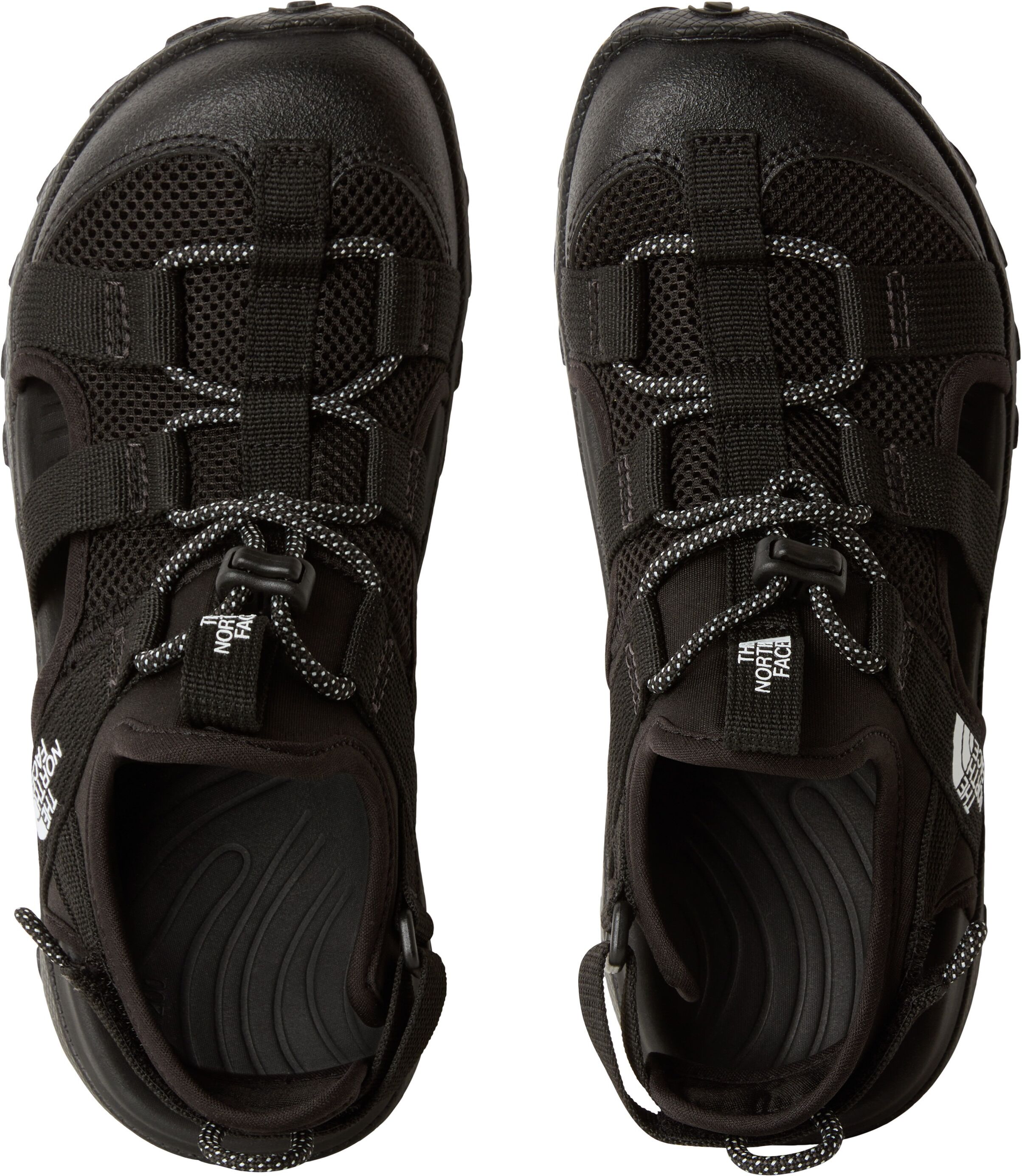 Outdoorsandale THE NORTH FACE "Y EXPLORE CAMP SHANDAL", Kinder, Gr. 35, schwarz (tnf schwarz, tnf weiß), Textil, Schuhe Outdoorsandale