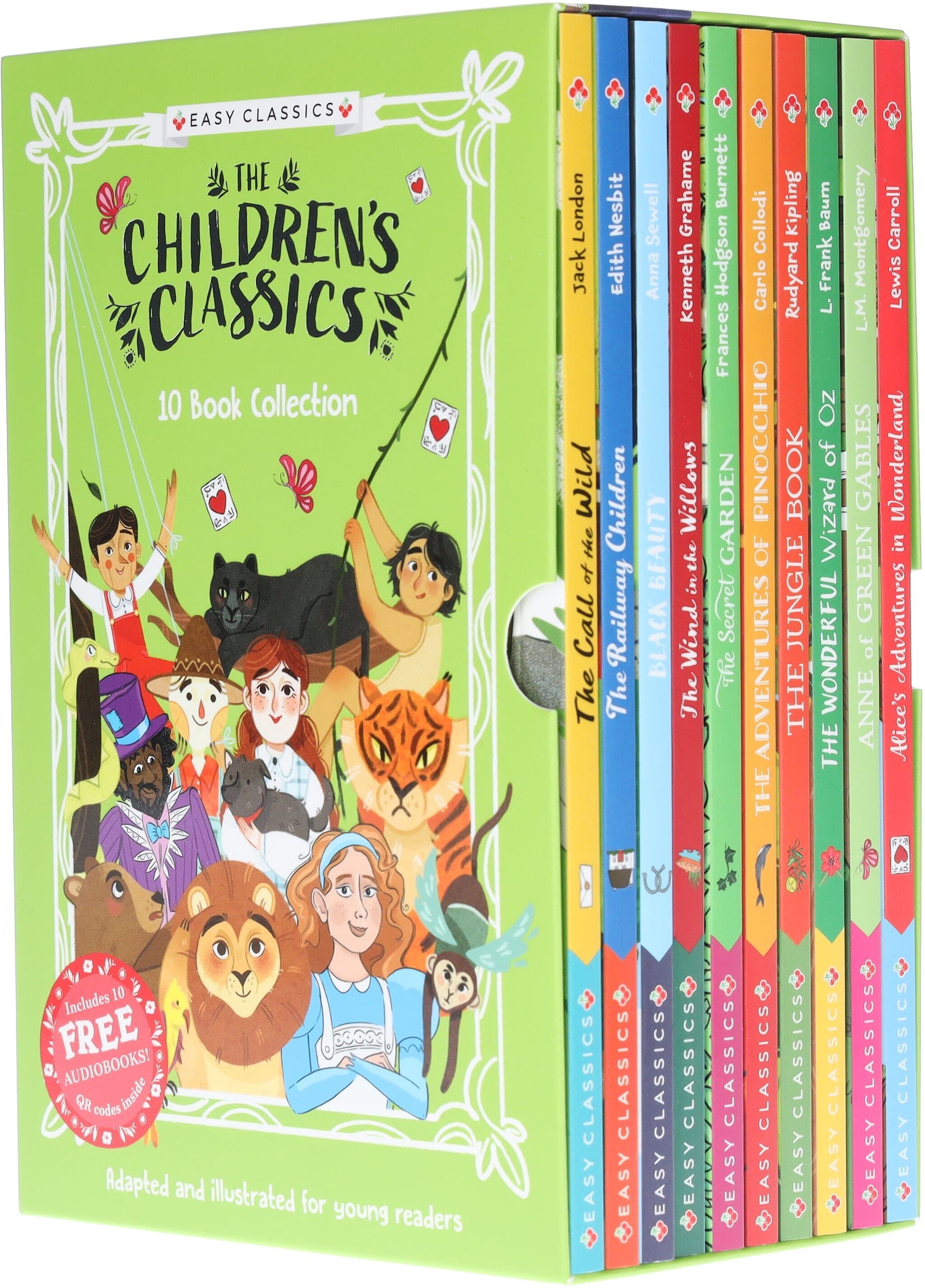 The Children’s Easy Classics Collection 10 Books Box Set - Ages 7-9 - Paperback Sweet Cherry Publishing