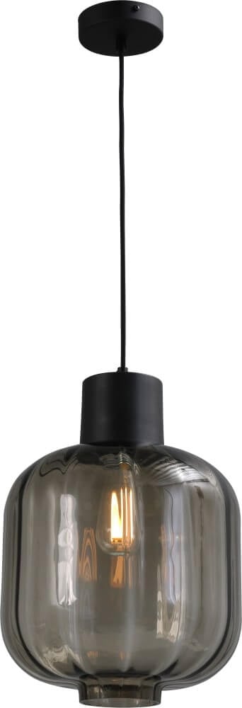 Masterlight Design hanglamp Lett III 28 - Zwart - Glas