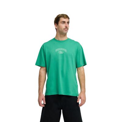 T-Shirt QUIKSILVER "Legacy", Herren, Gr. S, grün (leprechaun), Obermaterial: 100% Baumwolle., Shirts T-Shirt