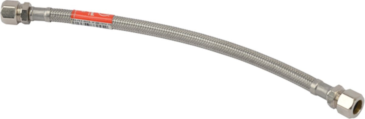 Sanivesk flexibele aansluitslang KIWA Knel 10mm x 12mm, 30cm