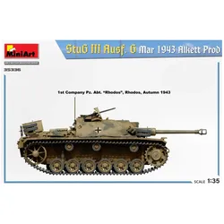 Mini art StuG III Ausf. G Mar 1943 Alkett Prod