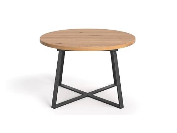 Danzz Runder Loft-Tisch Axis aus massiver Eiche 110 cm