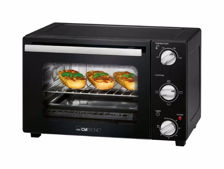 Clatronic MBG 3726 Multi-Backofen – Mini Backofen – schwarz