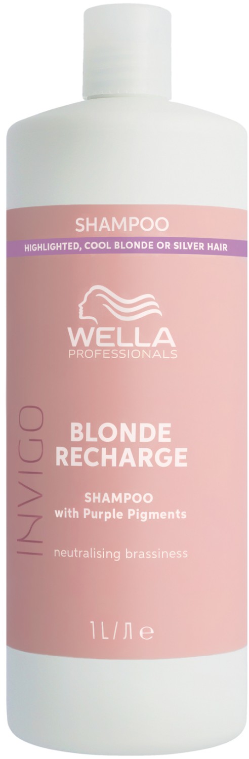 Wella Invigo Blonde Recharge Refreshing Shampoo / Kühl Blond 1000 ml 2351690
