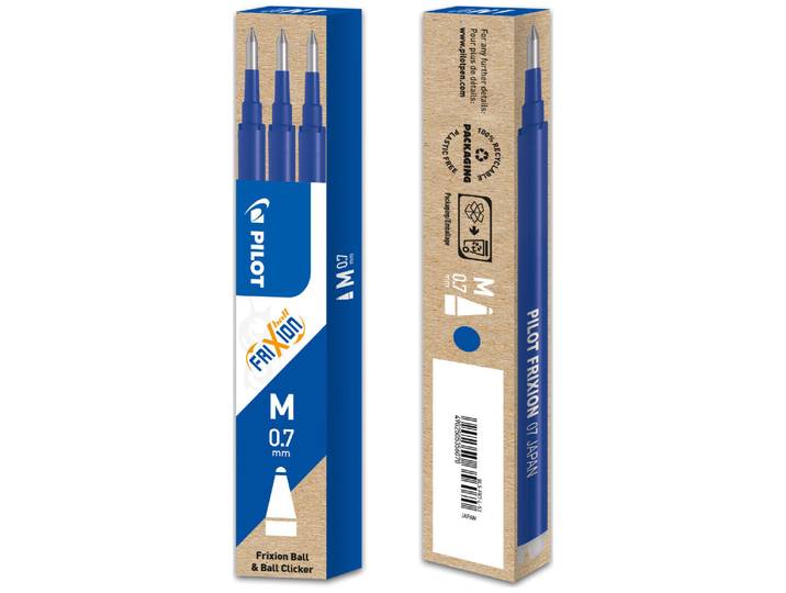 Pilot Frixion Ersatzminen 0.7 blau 3Stk