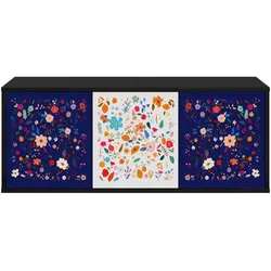 vidaXL, TV Möbel, Ramonita (Blumenmuster) (33 x 102 x 40 cm)
