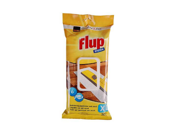 Flup Bodentücher XL wet wood 20 Stück