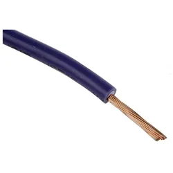 RS PRO, Kabelleitung, Normierte Aderleitung Ø 3.3mm / 1,5 mm2 Kupfer, Violett 30 / 0,25 mm Litzen, 100m (100 m)