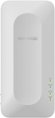 NETGEAR Nighthawk EAX12 WiFi 6 WLAN Mesh Repeater AX1600 WLAN Verstärker, bis zu 100 m² & 15 Geräte, Dual-Band WiFi Geschwindigkeit bis 1600 MBit/s, Smart Roaming