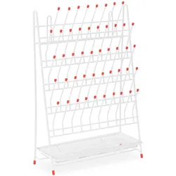 Steinberg, Laborbedarf, Labor-Abtropfgestell Abtropfgestell Labortrockner 48 Steckplätze Stahl+PVC