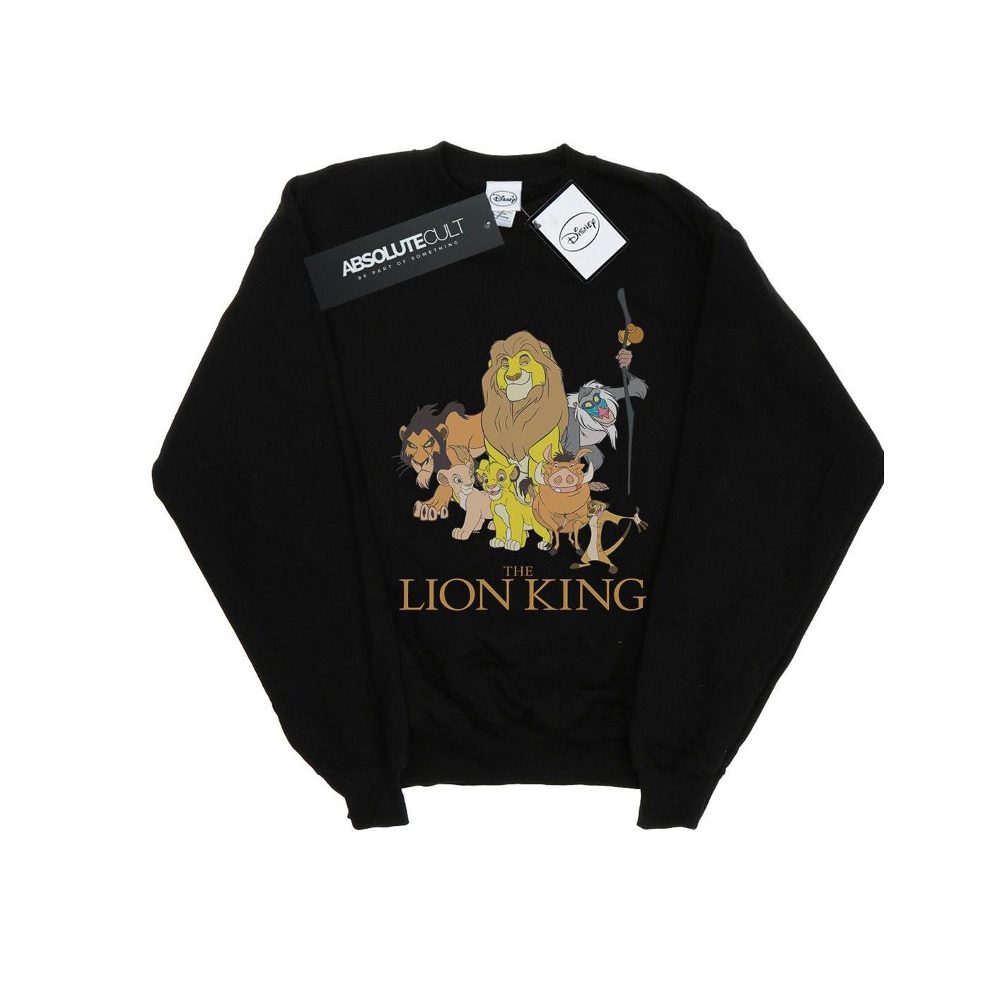 Disney Jongens The Lion King Groep Sweatshirt (Zwart)
