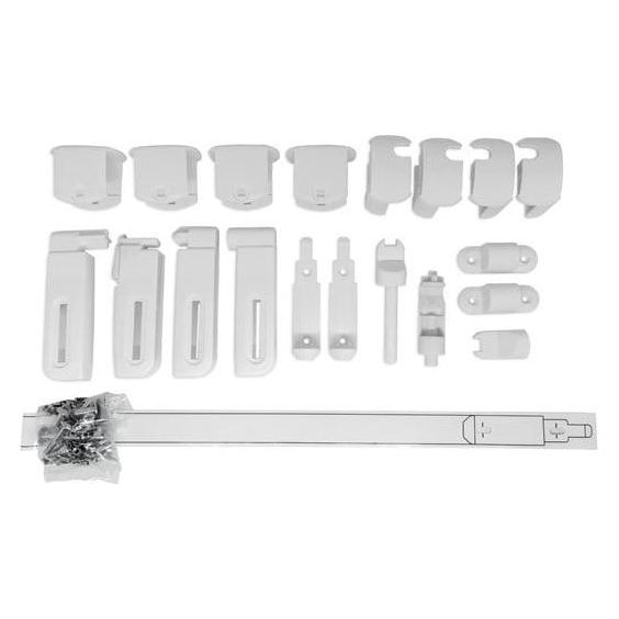 Baby Dan Fittings til FlexiFit Metal/Ebba sikkerhedsgitter, Metal Hvid (300335)