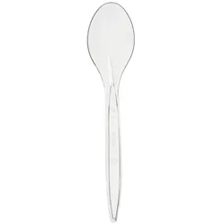 DayBays 1000 Stk. Plastiklöffel Mehrweg 18 cm Plastik Transparent Spülmaschinenbeständig