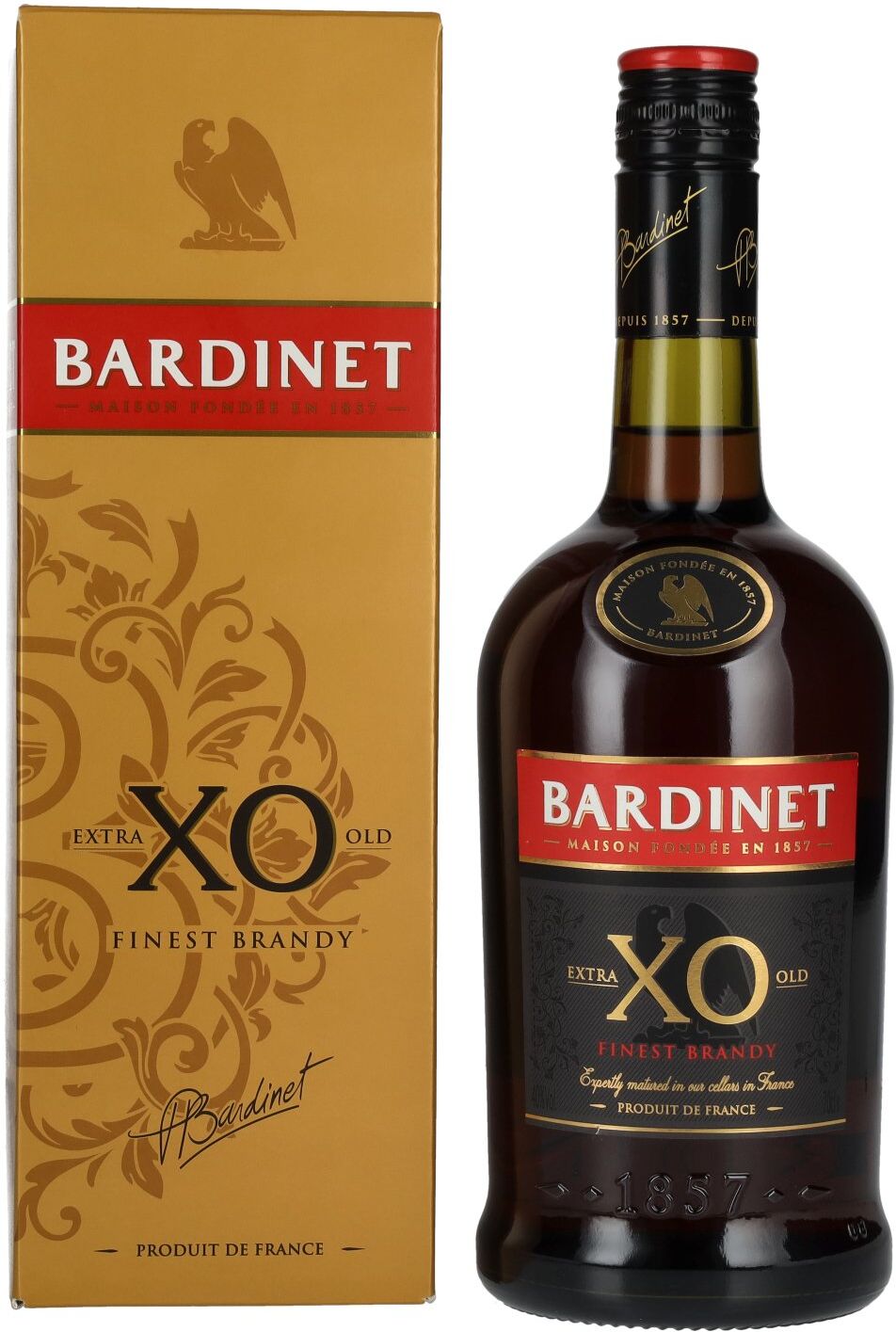 Bardinet Brandy Bardinet XO Extra Old Finest Brandy 40% Vol. 0,7l in Geschenkbox