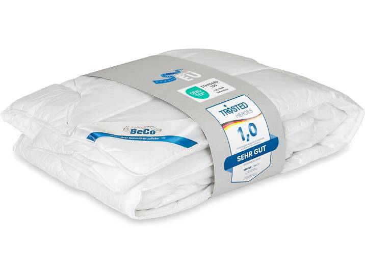 Microfaserbettdecke BECO BeCo Greenfirst, Bettdecke 135x200 und weitere Grössen , weiss (weiß), B:135cm L:200cm, 100% Polyester, Bettdecken, Microfaserbettdecke, Bettdecke normal getestet von Trusted Heroes mit einer Note von 1,0