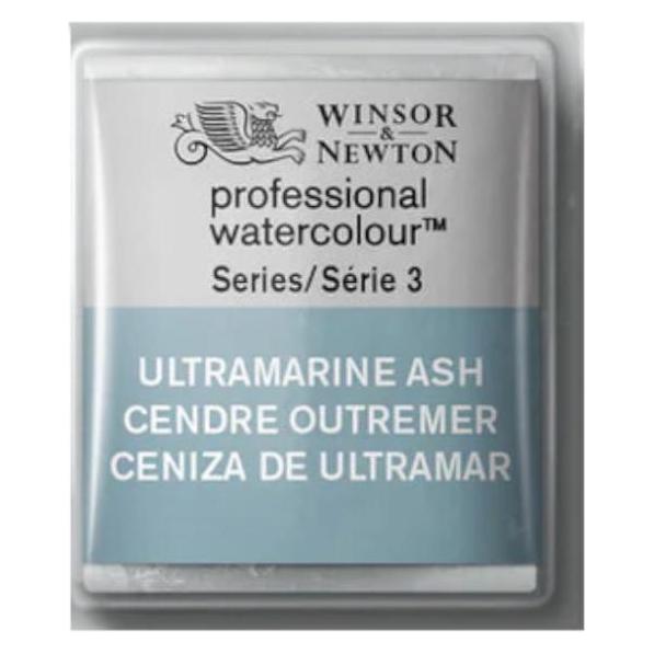 Winsor & Newton W&N Pro Couleur Aquarelle 1/2 Godet Cendre Ultramarine (0101424)