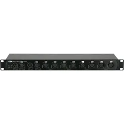 Showtec RDM Splitter Pro DMX Booster mit 4 Kanälen und RDM 3- & 5-poligen XLR-Anschlüssen