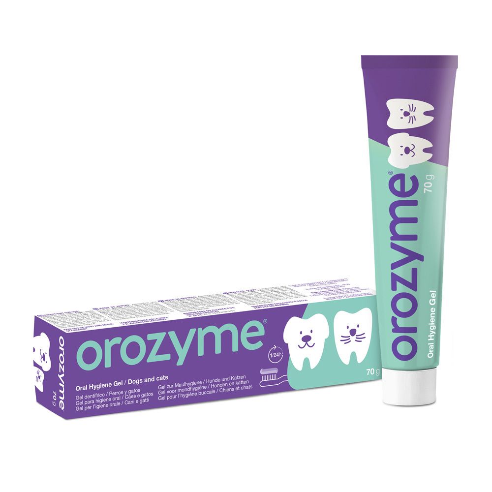 Ecuphar Orozyme Zahnpflegegel f.Hunde/Katzen 1x70 g Zahngel