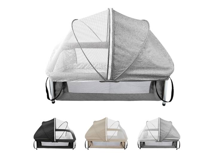 Berceau de voyage pliant pour bébé, berceau pliant, lit de voyage pour bébé avec filet, berceau Portable pour nouveau-né, 90 × 70 × 50 cm