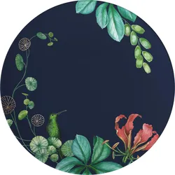 Avarua Frühstücksteller 22 cm marineblau