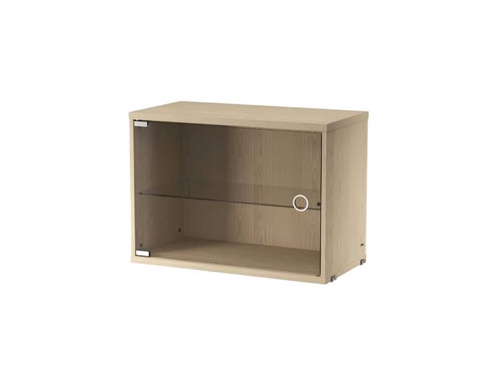 String String Vitrinenschrank Eiche, 58x30 cm