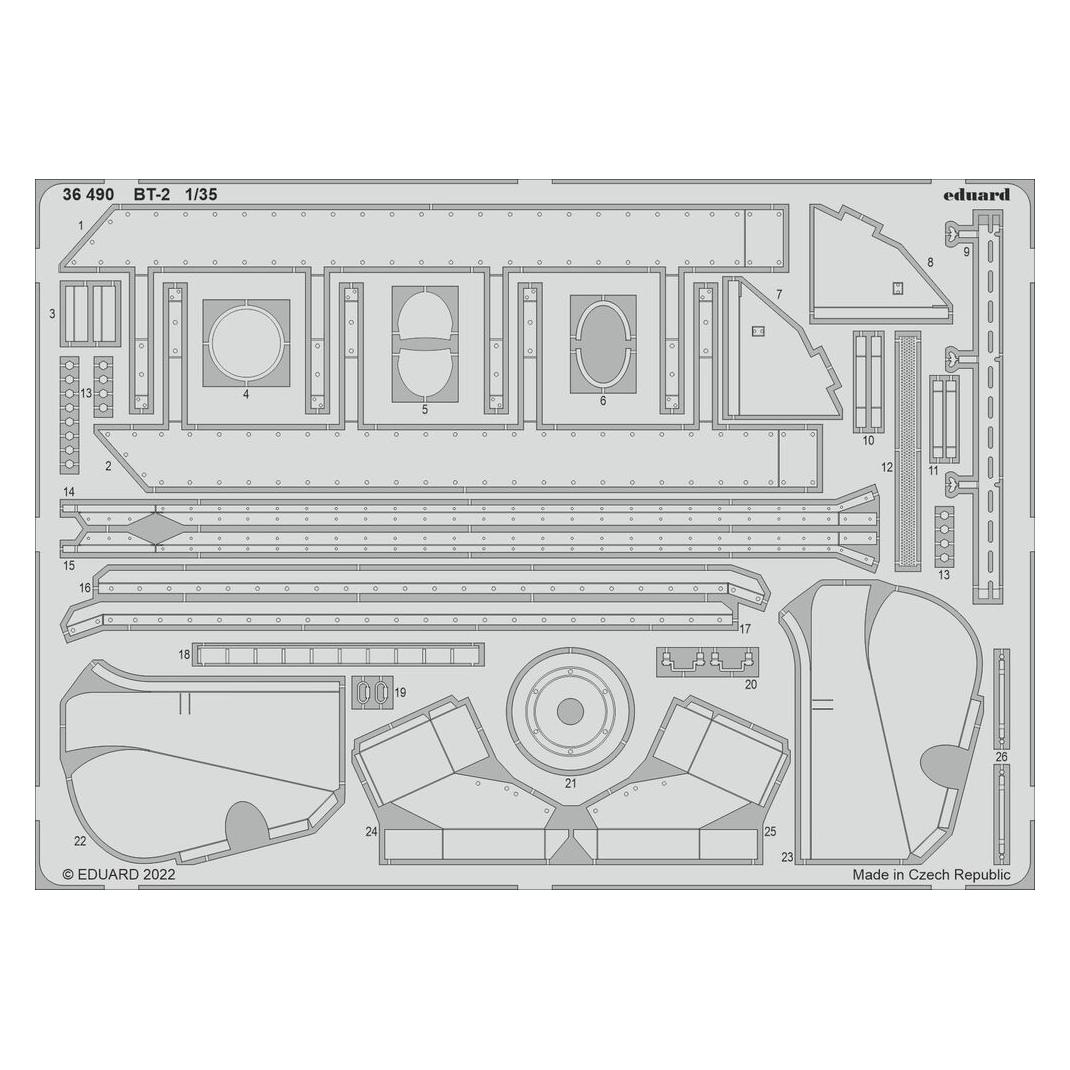 Eduard BT-2 for HOBBY BOSS (36490)