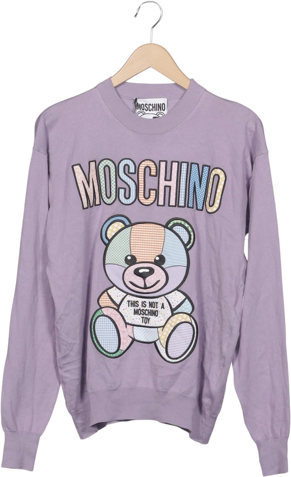 Moschino Damen Pullover, Lila, Gr. S, Synthetik / Elasthan / Baumwolle - Second Hand