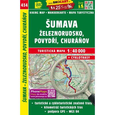 Šumava - Železnorudsko, Povydří, Churáňov / Böhmerwald - Eisenstein (Wander - Radkarte 1:40.000), Sonstige von , Shocart, 978-80-7224-712-7