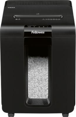 Aktenvernichter Fellowes® AutoMax 100M, Vollautomatik, Mini-Partikelschnitt 4 x 10 mm, P-4, 23 l, 9-100 Blatt Schnittleistung, schwarz