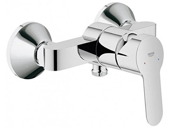 GROHE Bauedge 23333000 Robinet de Salle de Bain\, Mitigeur Monocommande de Douche\, Clapet Anti-Retour Intégré\, Chrome\, (Import Allemagne)