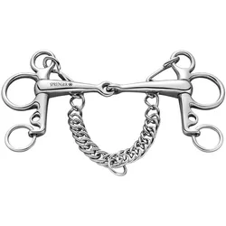 Gebiss HSP Pelham einfach gebrochen, 4,5 cm Anzüge, 16mm
