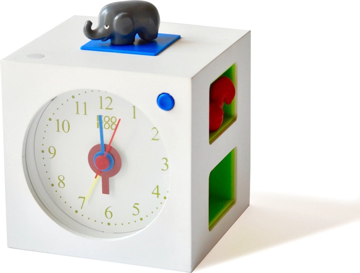 KOOKOO Kinderwekker met dierengeluiden wit