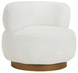 Fremont & Park Selsey Sherpa Fabric Swivel Chair