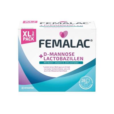 Femalac D-Mannose+Lactobazillen Plv.z.H.e.L.z.E. 28 St Pulver zur Herstellung einer Lösung zum Einnehmen