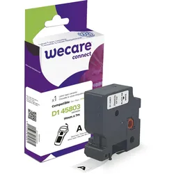 WECARE Schriftband kompatibel zu DYMO S0720830 schwarz auf weiß