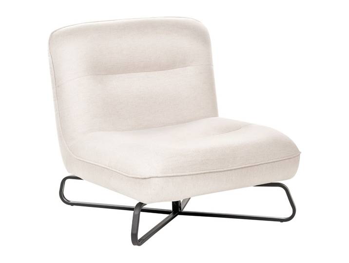 SESSEL Stoff Cremeweiß Lindal