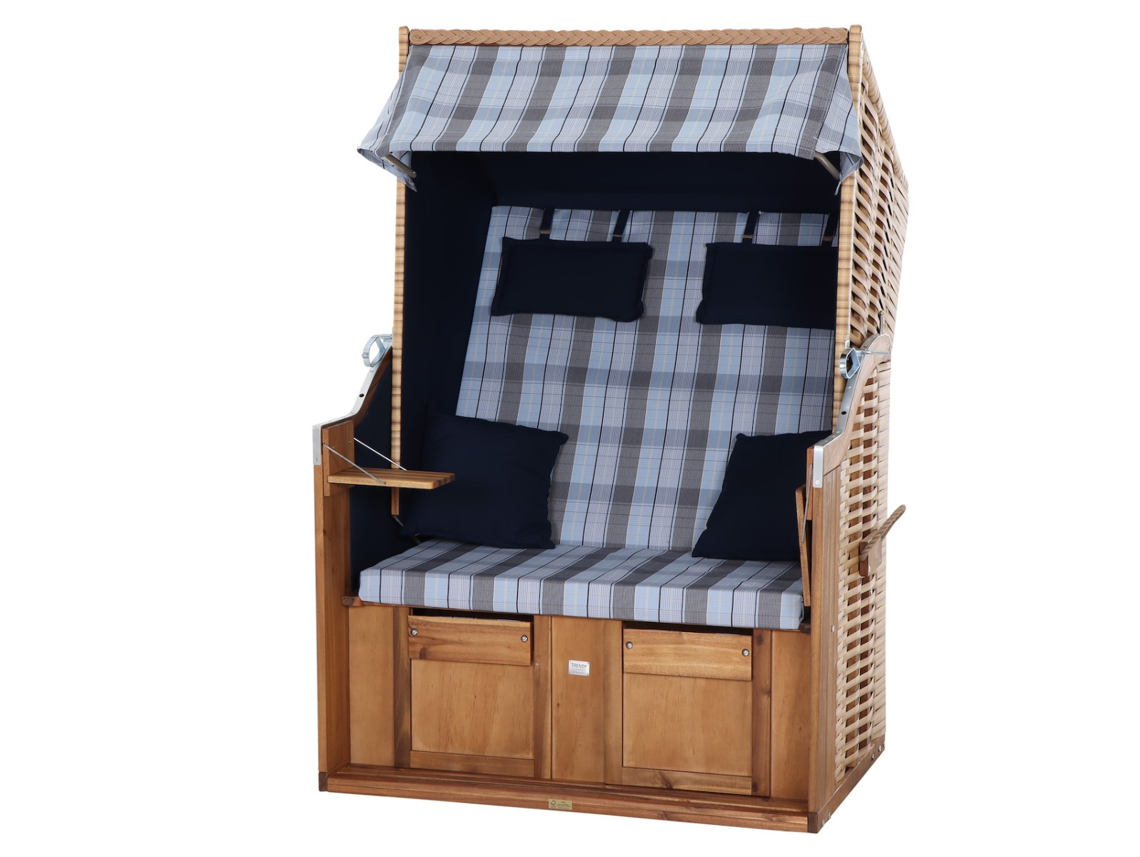 GAUTZSCHGROS Strandkorb, Modell Trend 10+ Dessin 745, PE Natur 16921755