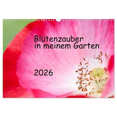 Blütenzauber in meinem Garten (Wandkalender 2026 DIN A3 quer), CALVENDO Monatskalender